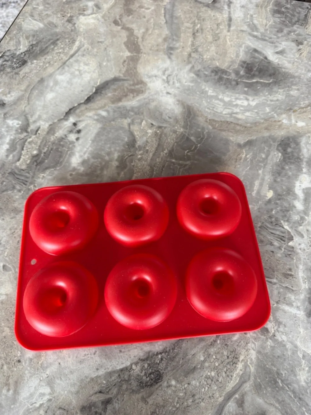 Six holes silicone, donut, mold, bagel pan, nonstick, baking, and heat resistant